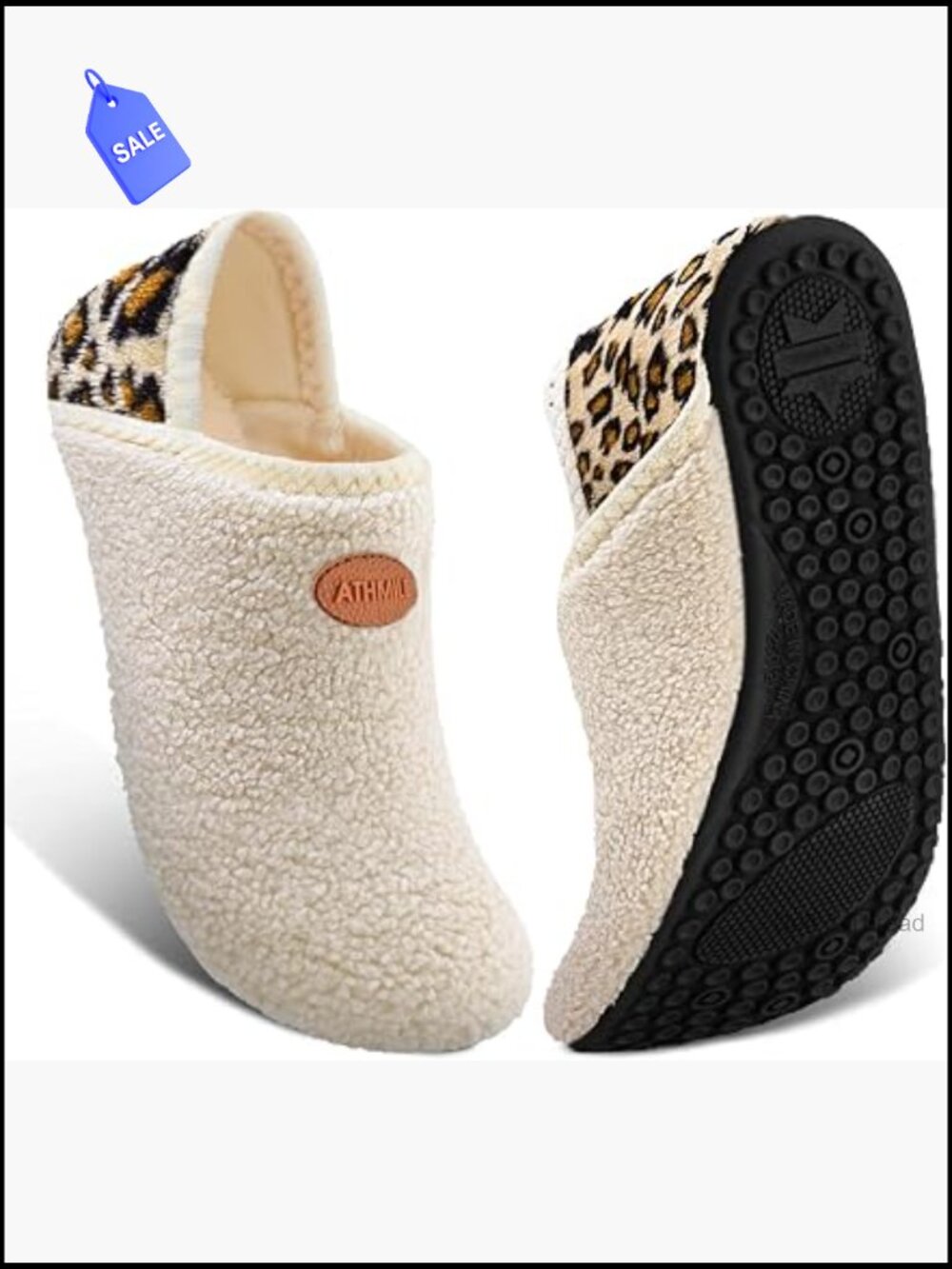 Women Men Slippers Socks Indoor Barefoot House Shoes Furry Slip On Cozy